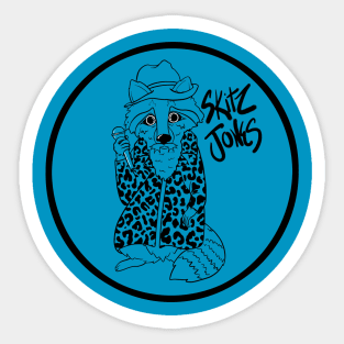 Trash Panda outlines Sticker